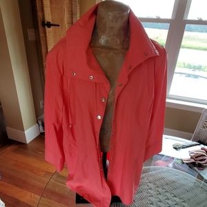 Zenergy by Chico's, coral jacket Chico's size 3